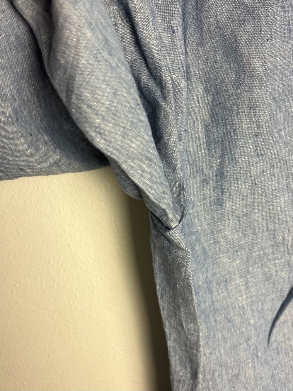J Jill 100% Linen Blue Wide Leg Pants Summer Coastal Classic Size Small - Picture 6 of 12